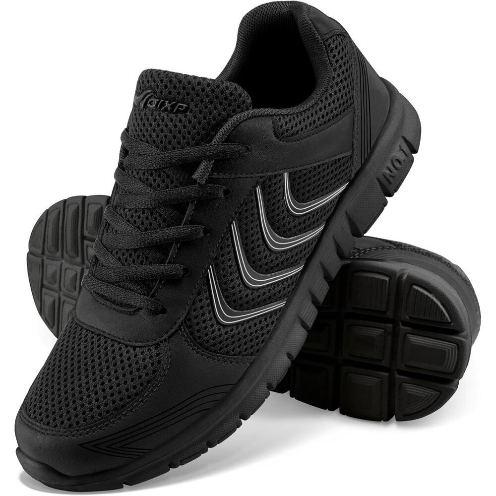 Womens Sneakers Fashion Walking Casual Lightweight Black Tennis Shoes